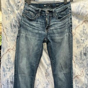BKE Straight Leg Blue Jeans for Women